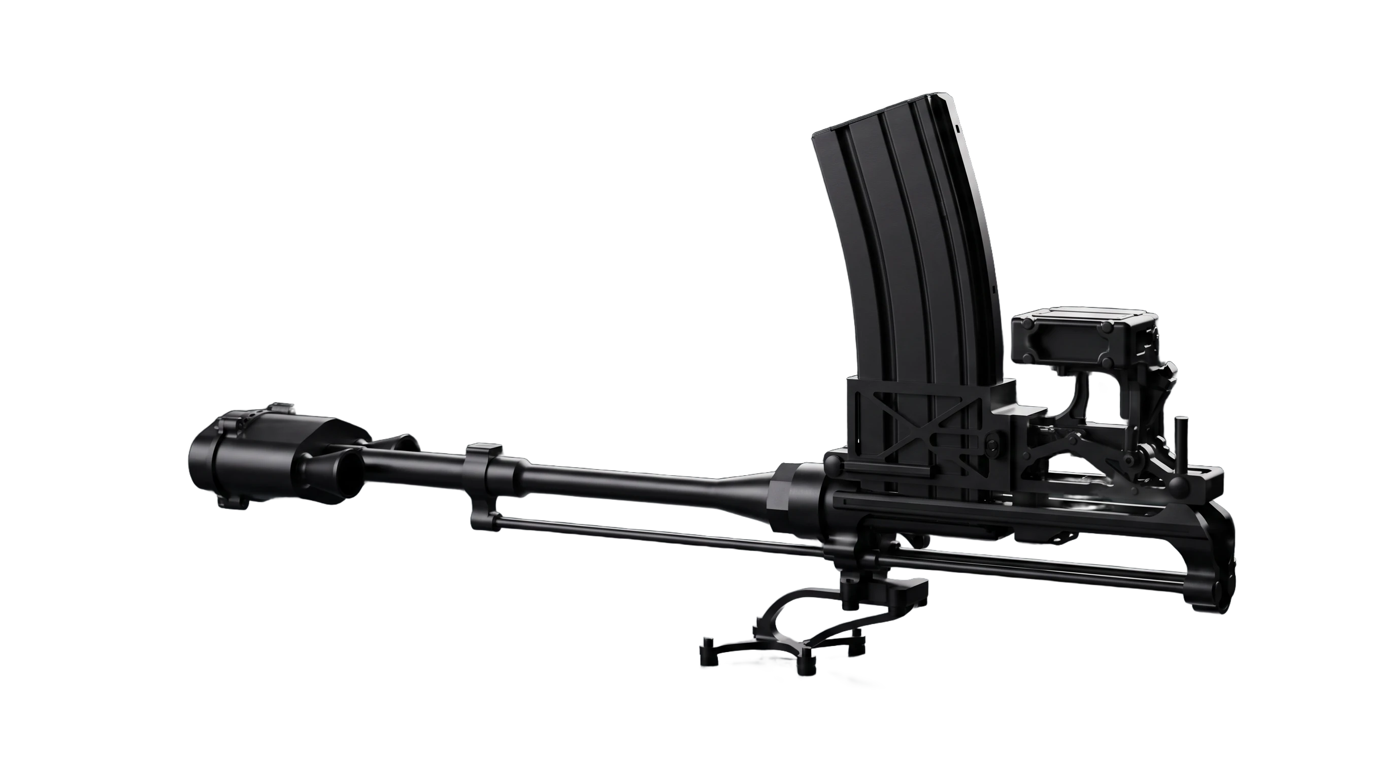 Type III black anodize · render